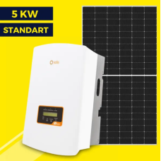 Мережа сонячної станції на 5 кВт Standart | Solis 5 кВ | LP Longi 425W