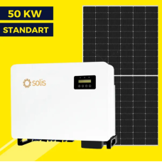 Мережа сонячної станції на 50 кВт Standart | Solis 50 кВ | LP Longi 425W