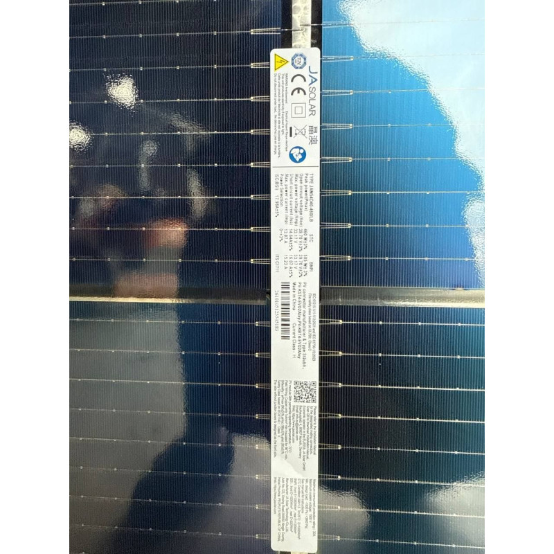 Солнечная панель JA Solar 460Вт N-type, Bifacial, JAM54D40-460/LB