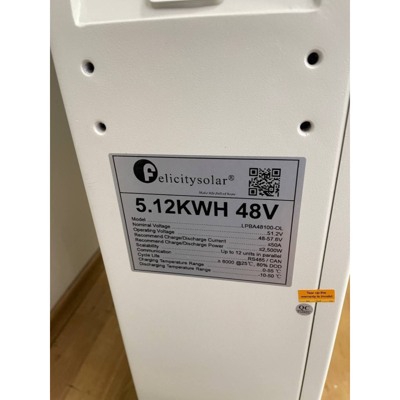 LUX-E-48100LG04 Felicity (LiFePO4 51,2V 100Ah 5kWh)