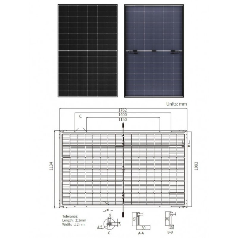 Солнечная панель Longi Solar LR8-48HGD-450M Hi-MO7 bifacial