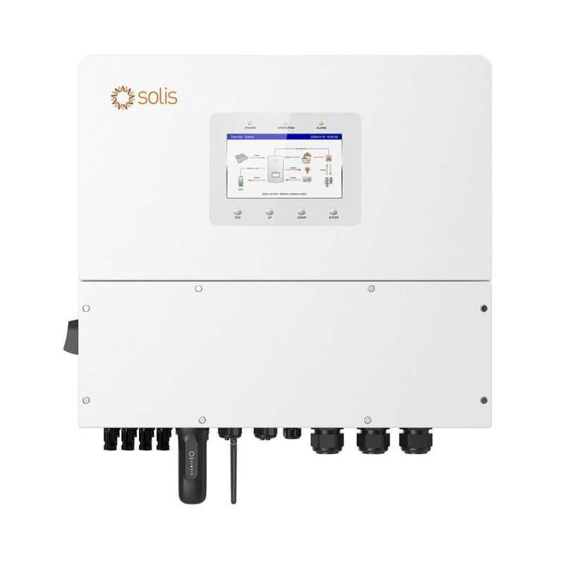 Гибридный инвертор Solis S6-EH3P20K-H 20кВт, 4 MPPT, высоковольтный, трехфазный