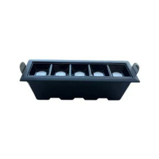 Точечный встраиваемый светильник ALUMLED LED OSRAM 10W 3000K 30° 840LM RA90 (AL-052-5 10W 3K BK)