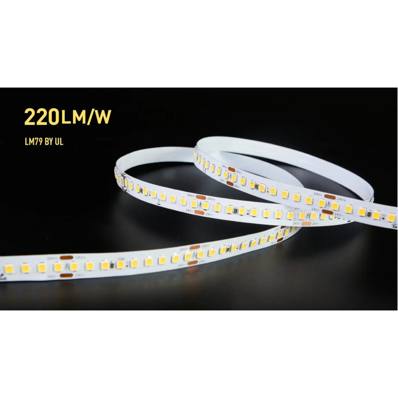 LED стрічка COLORS 160-2835-24V-IP67 13W 1703Lm 3000K 5м (D8160-24V-8mm-WW-IP67)
