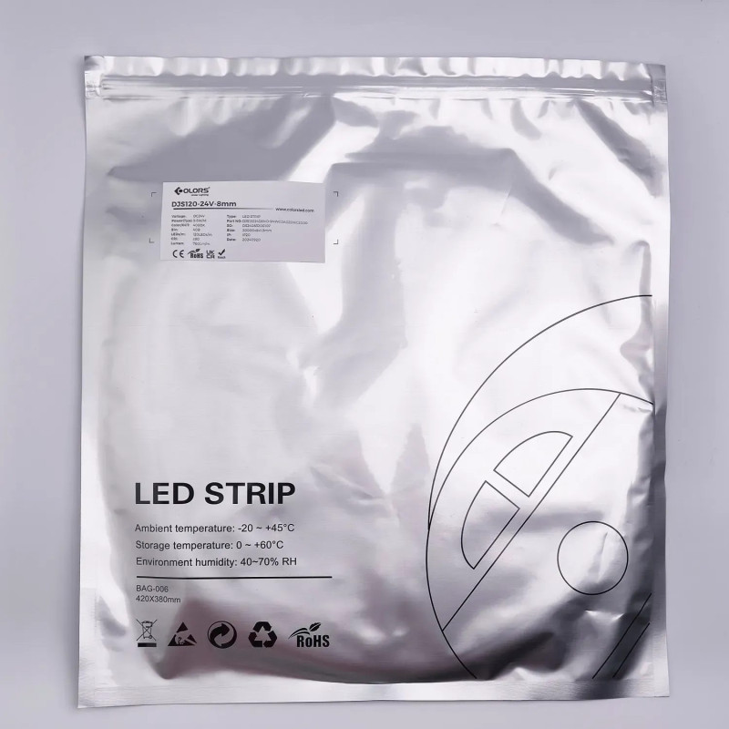 LED лента COLORS 120-2835-24V-IP20 9,6W 760Lm 4000K 20м (DJS120-24V-8mm-NW)