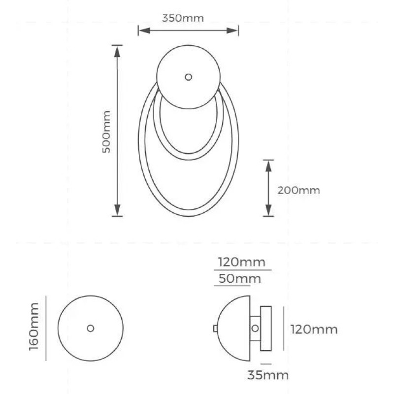 Світильник COLORS WS WALL LAMP 4000K (FK20-WS-L1500-NW)