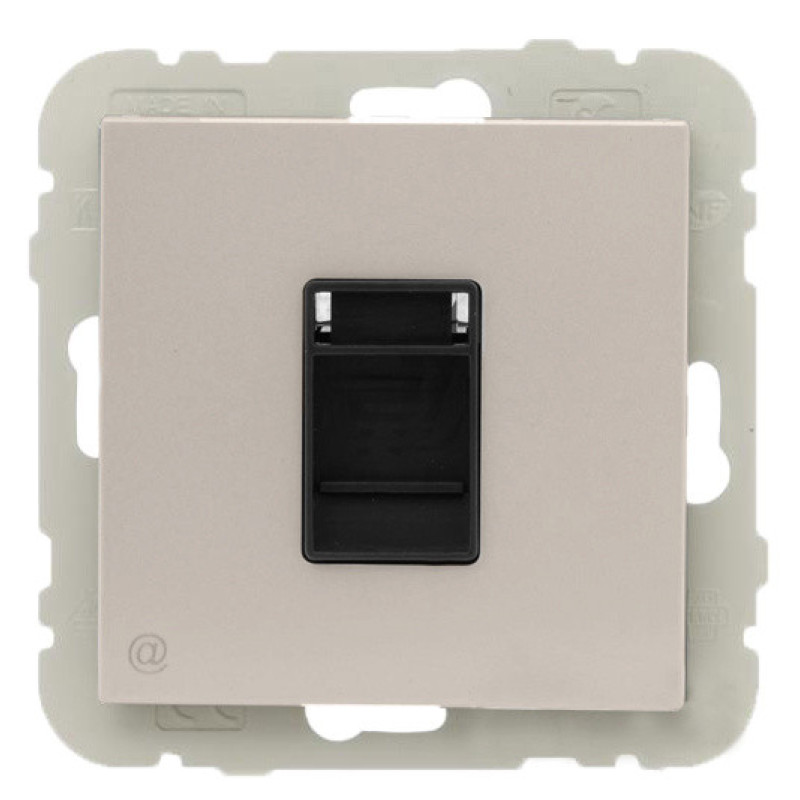 Компьютерная розетка Logus 21453 TPE RJ45 (Cat.5e) (жемчуг)