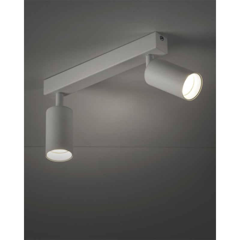 Світильник поворотний, спот TK Lighting 10795 Amis GU10 2x10W IP20 білий