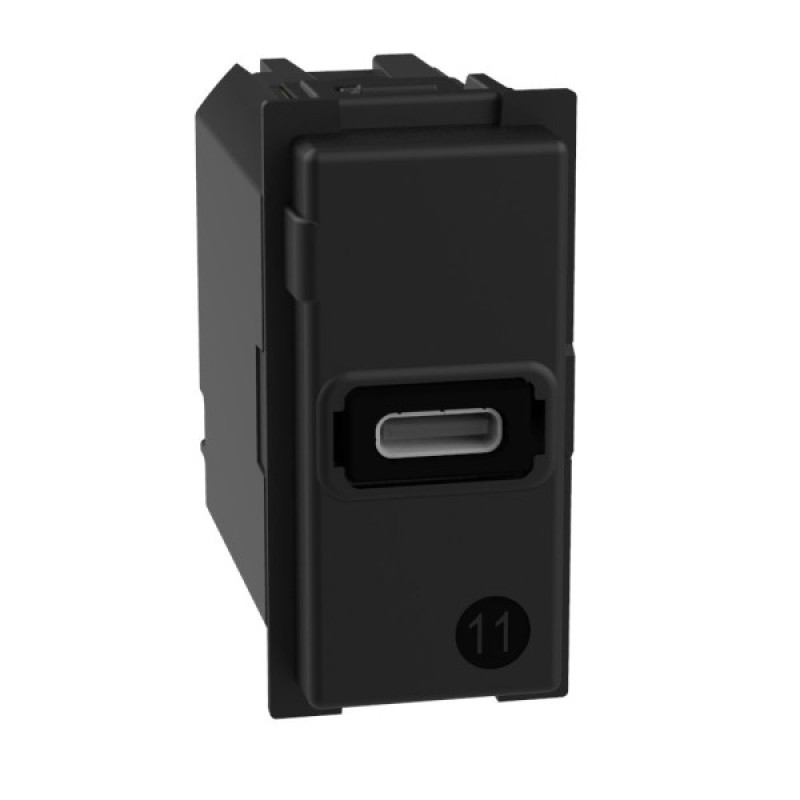Механизм зарядного устройства USB тип - C 20 Вт/3000мА 1 модуль Bticino Living Now K4192C