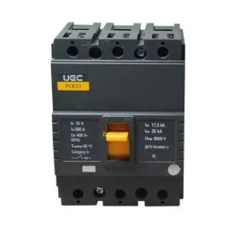 Автоматический выключатель UEC PCB33 3Р 125А 35кА (MCCB-PCB-33-3-0125)