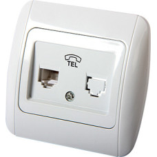 Телефонна розетка E.Next e.install.stand.814P1 (s035030)