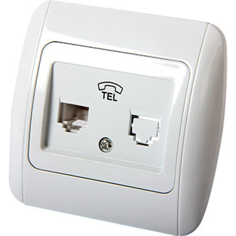 Телефонна розетка E.Next e.install.stand.814P1 (s035030)