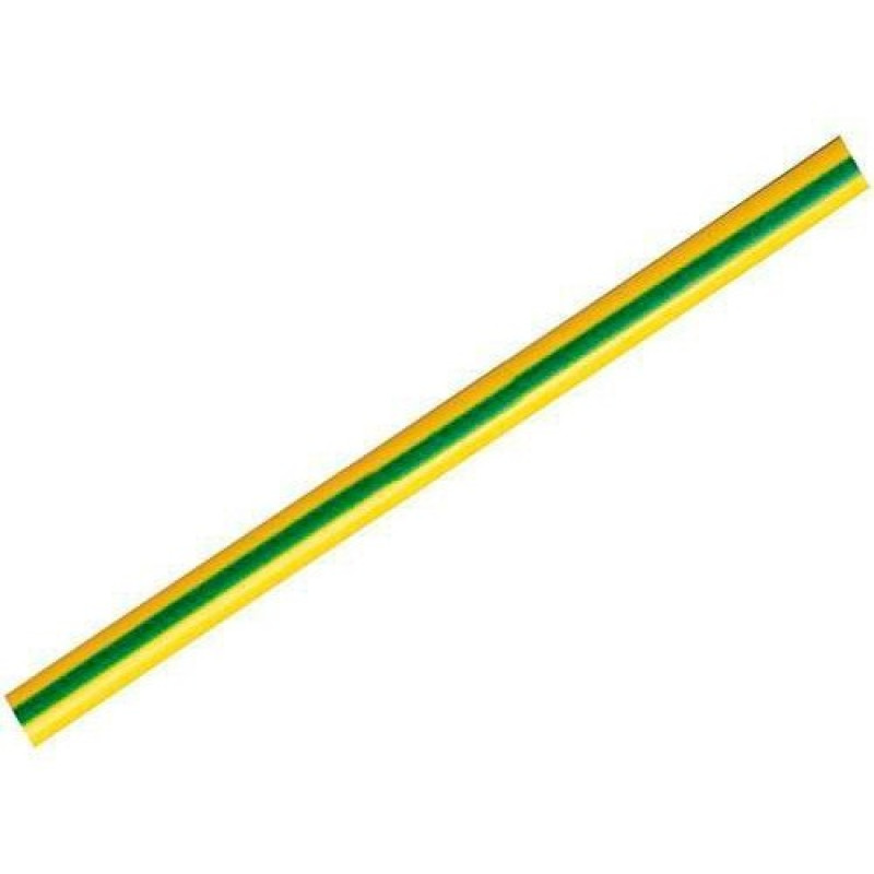 Термоусаджувальна трубка E.Next e.termo.stand.1.05.yellow-green 1/0,5 1м жовто-зелена (s024191)