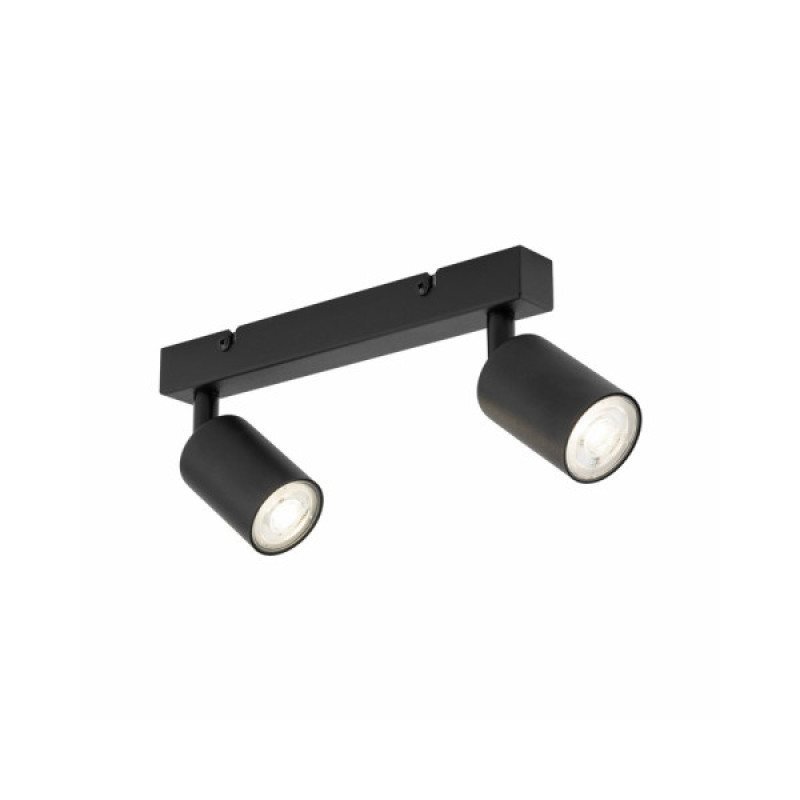 Світильник поворотний, спот TK Lighting 6175 Top GU10 2x10W IP20 Bk