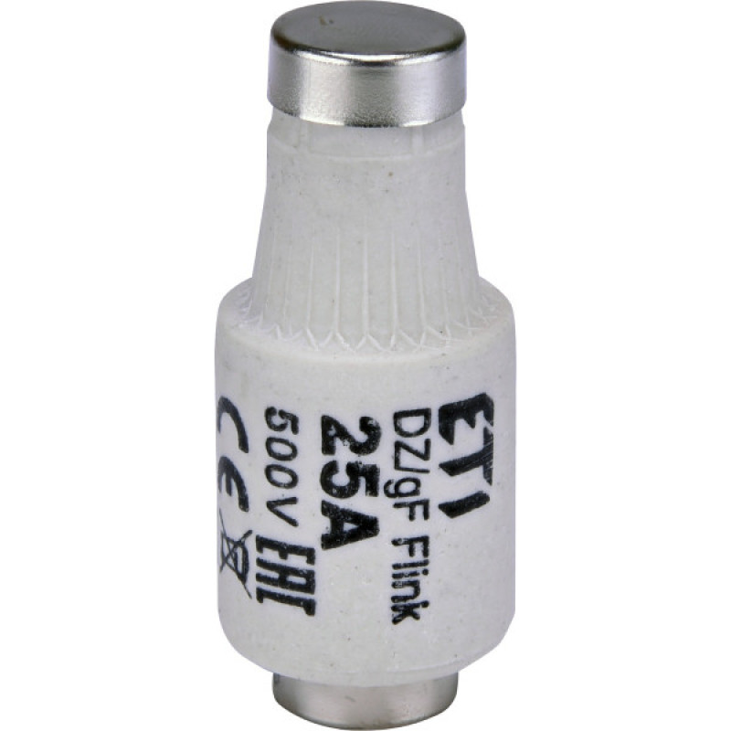 Запобіжник ETI 002312107 D II DZ 25A/500V