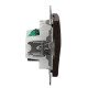 Двойная компьютерная розетка Schneider Electric Sedna Design & Elements RJ45 кат. 5е UTP венге SDD181452