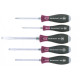 Набор шлицевых отверток Wiha W29138 MicroFinish /Philips (5шт)