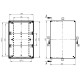 Накладная распаечная коробка Spelsberg AKi 3-t (sp74500301) IP65