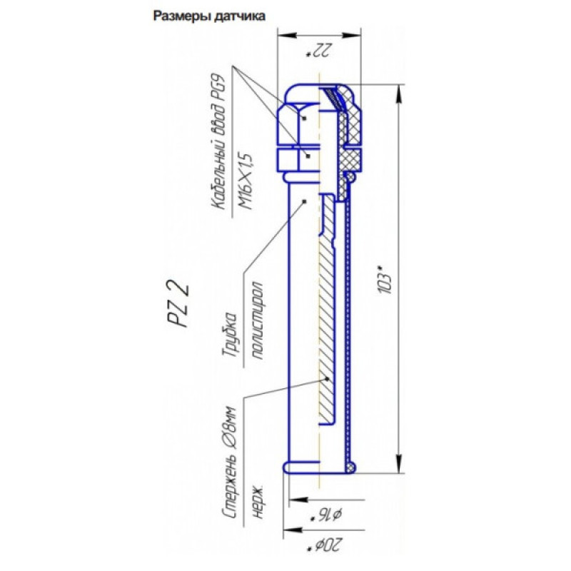 Реле уровня жидкости F&F PZ-829RC-B 230В 2х16А