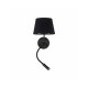 Бра, настінний світильник Tk Lighting 10081 Maja E27+G9 2x60+6W IP20 Bk