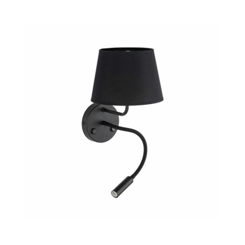 Бра, настінний світильник Tk Lighting 10081 Maja E27+G9 2x60+6W IP20 Bk