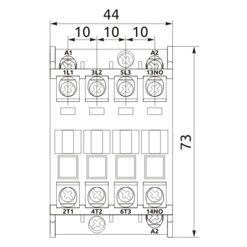 Магнітний пускач Promfactor FC-1/16А 1NO AC42В (FC10016042)