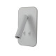 Бра, настенный светильник Italux WL-83957-1-WH Doria LED 1x8W 3000K 559Lm IP20 белый