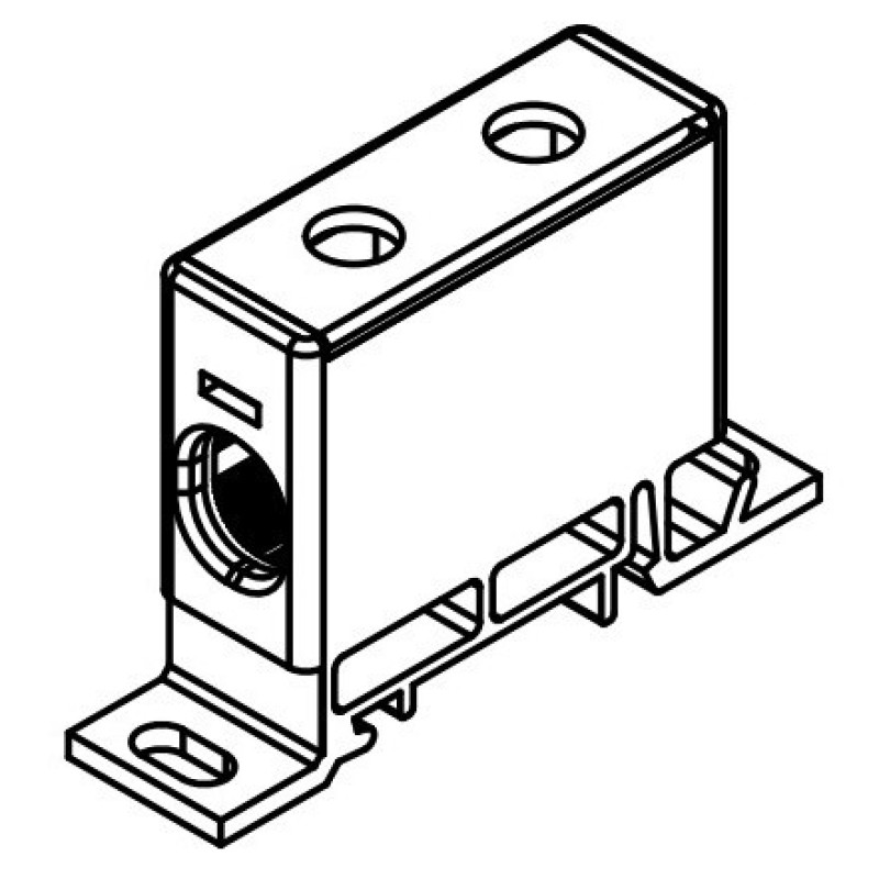 Розподільний блок ETI 001102405 EDBS-50B (150А 16-70мм²)