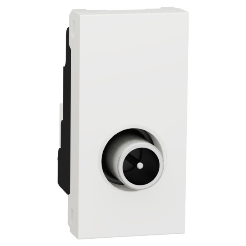 Одинарная TV розетка Schneider Electric NU346118 1М (белая)