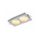 Гипсовый точечный врезной светильник Oledim 7771269 TS3 GYPSUM GU10 2x10W IP20 Белый