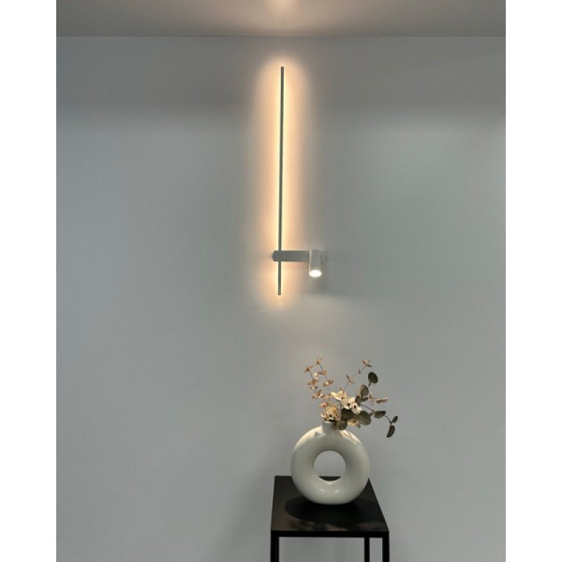Бра, настінний світильник Nowodvorski 11578 Easy Left LED+GU10 MR11 11W+10W 3000K 450Lm IP20 білий