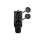 Колодка Violux каучук настенная 2-ная с заземлением с крышкой IP44 ( 930650 )