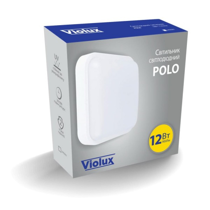 Світильник LED Violux ДББ POLO 18W 4000K IP54 ( 243454 )