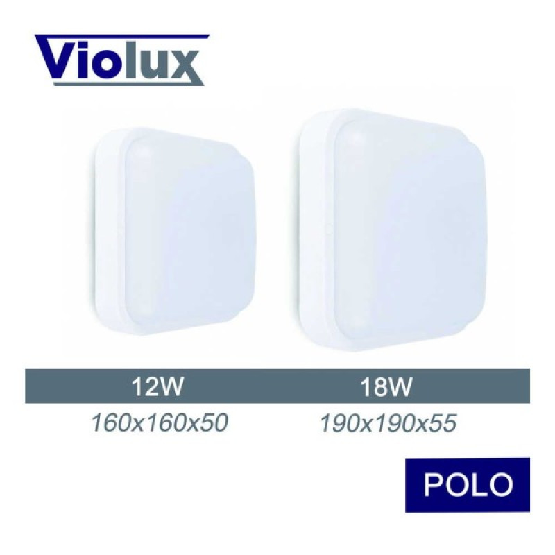 Світильник LED Violux ДББ POLO 18W 4000K IP54 ( 243454 )