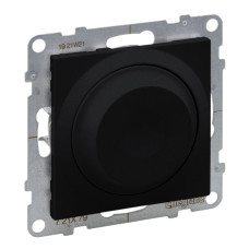 Поворотный светорегулятор 300Вт/250В Legrand SUNO (чорный) 721479