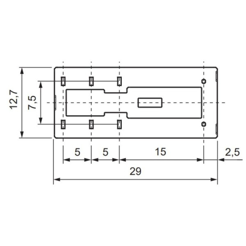 Миниатюрное электромеханическое реле ETI 002473034 MER2-230 AC 2p