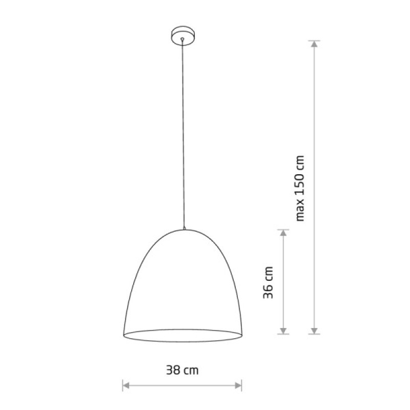 Підвісний світильник, люстра Nowodvorski 9022 Egg M E27 1x25W IP20 чорний