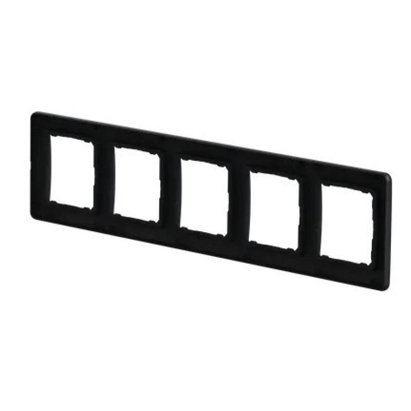 Пятипостовая рамка Schneider Electric Sedna Design черная SDD314805