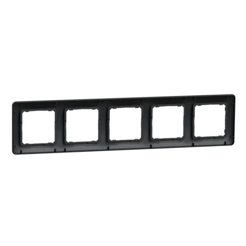 Пятипостовая рамка Schneider Electric Sedna Design черная SDD314805