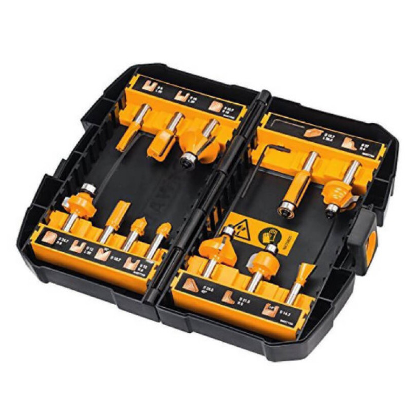 Набор фрез DeWALT DT90016 (12шт)