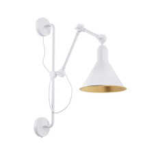 Бра, настенный светильник Pikart 5273-1 Buco long E27 1x60W IP20 белый