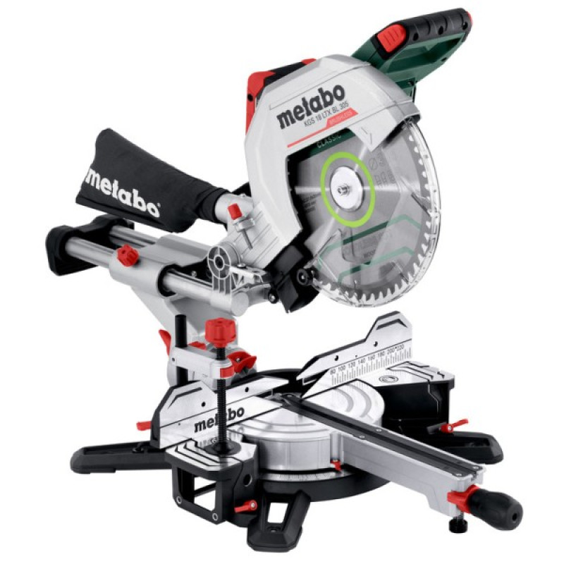 Акумуляторна торцювальна пила Metabo KGS 18 LTX BL 254 (614254850)