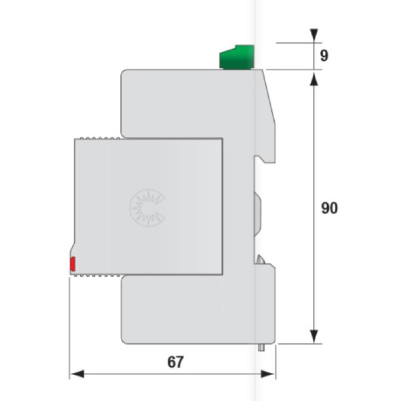 Ограничитель перенапряжения ETI 002442940 ETITEC V 2T2 255/20 (2+0)