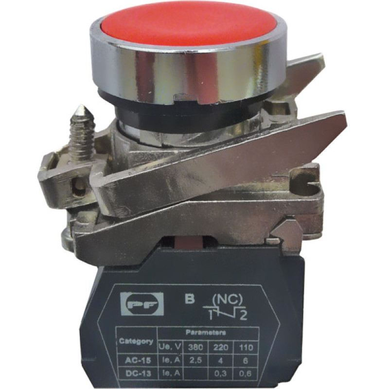 Кнопка Promfactor FP4-BA42 1NC красная (FP4-BA42)