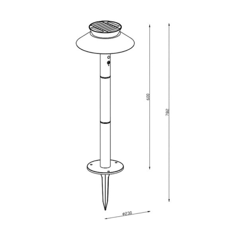 Вуличний світильник Nordlux 2418098050 Justina Led 1x5W 3000K 400Lm IP44