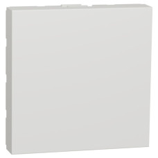 Заглушка Schneider Electric NU986618 для розетки 45х45 (белая)