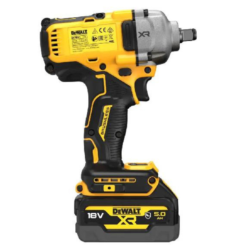 Ударный гайковерт бесщеточный DeWALT DCF891P2G XR Li-Ion 18В 1084Нм 2000об/мин 3250уд/мин серии «G»
