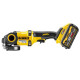 Угловая аккумуляторная бесщеточная шлифмашина DeWALT DCG418T2 Flexvolt XR Li-lon 54В Ø125мм 9000об/мин