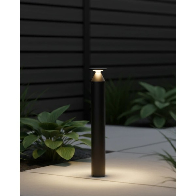 Уличный светильник AZzardo AZ5710 Elias LED 1x13W 4000K 694Lm IP65 графитовый