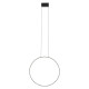 Люстра Nowodvorski 10861 Circolo LED M 1x21W 4000K 700Lm IP20 чорна
